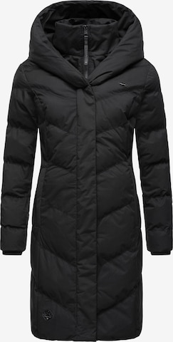 Ragwear Winter Coat 'Natalka' in Black: front