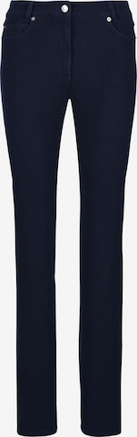MADELEINE Slimfit Jeans in Blau: Vorderseite