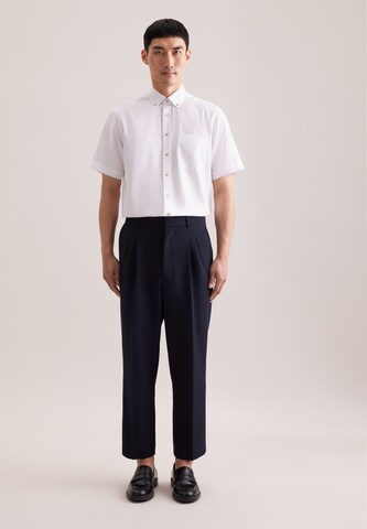 Coupe regular Chemise business SEIDENSTICKER en blanc