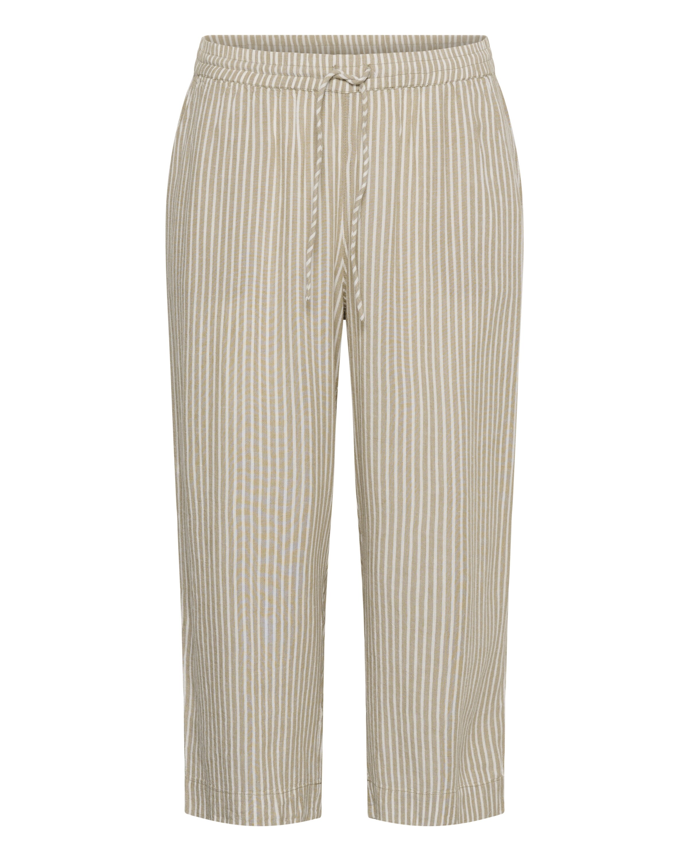 KAFFE CURVE Loosefit Broek 'Mille' in Beige: voorkant