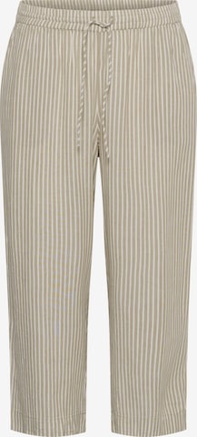 Loosefit Pantalon 'Mille' KAFFE CURVE en beige : devant