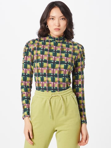 Warehouse Shirt in Groen: voorkant