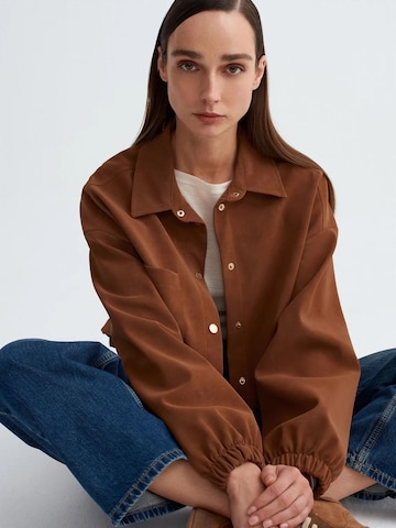Veste mi-saison Dilvin en marron