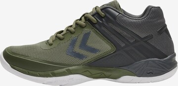 Hummel Athletic Shoes in Green: front