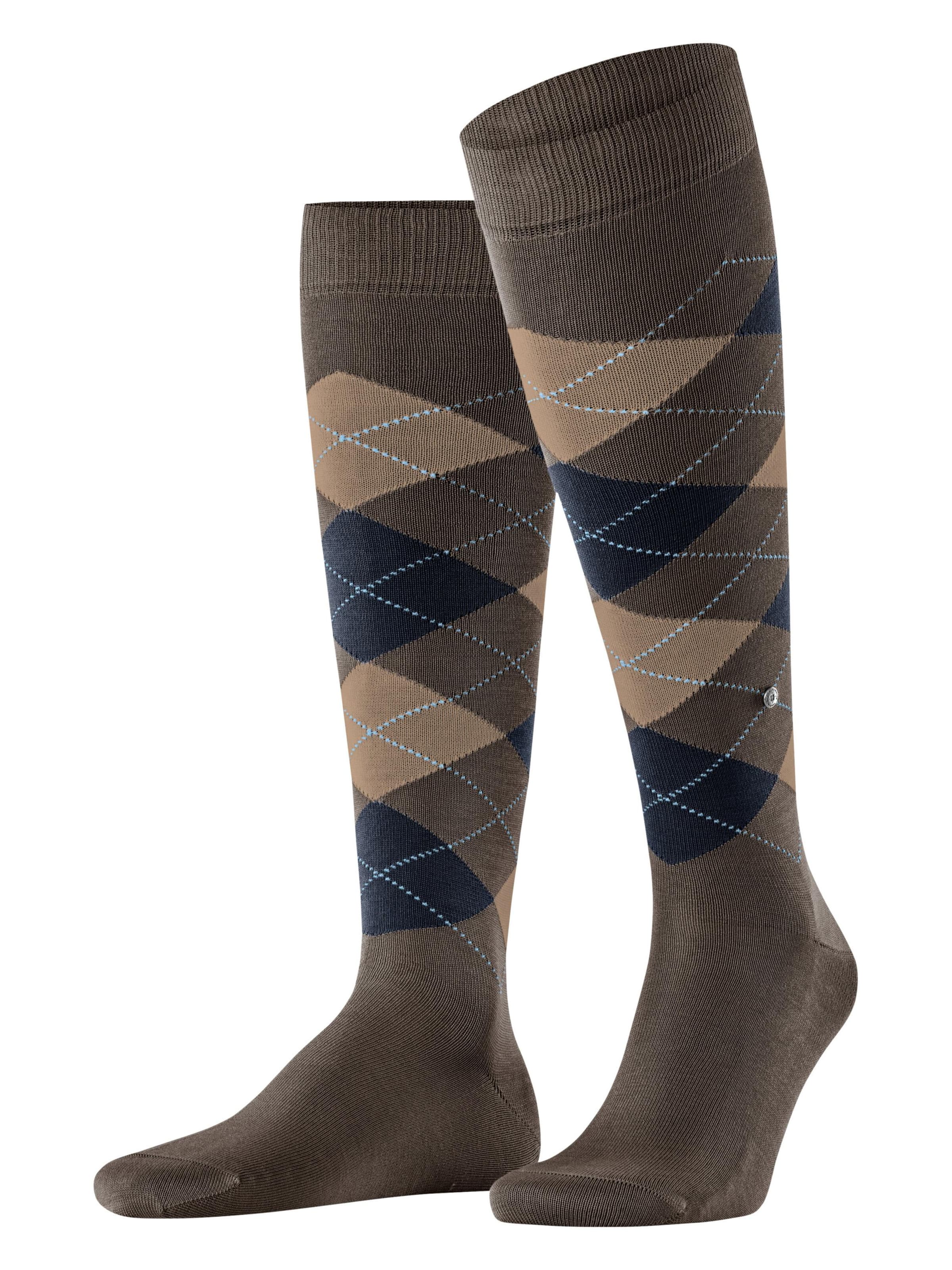 BURLINGTON Kniestrümpfe 'Manchester'‌‌‌‌‌ in Braun: Vorderseite