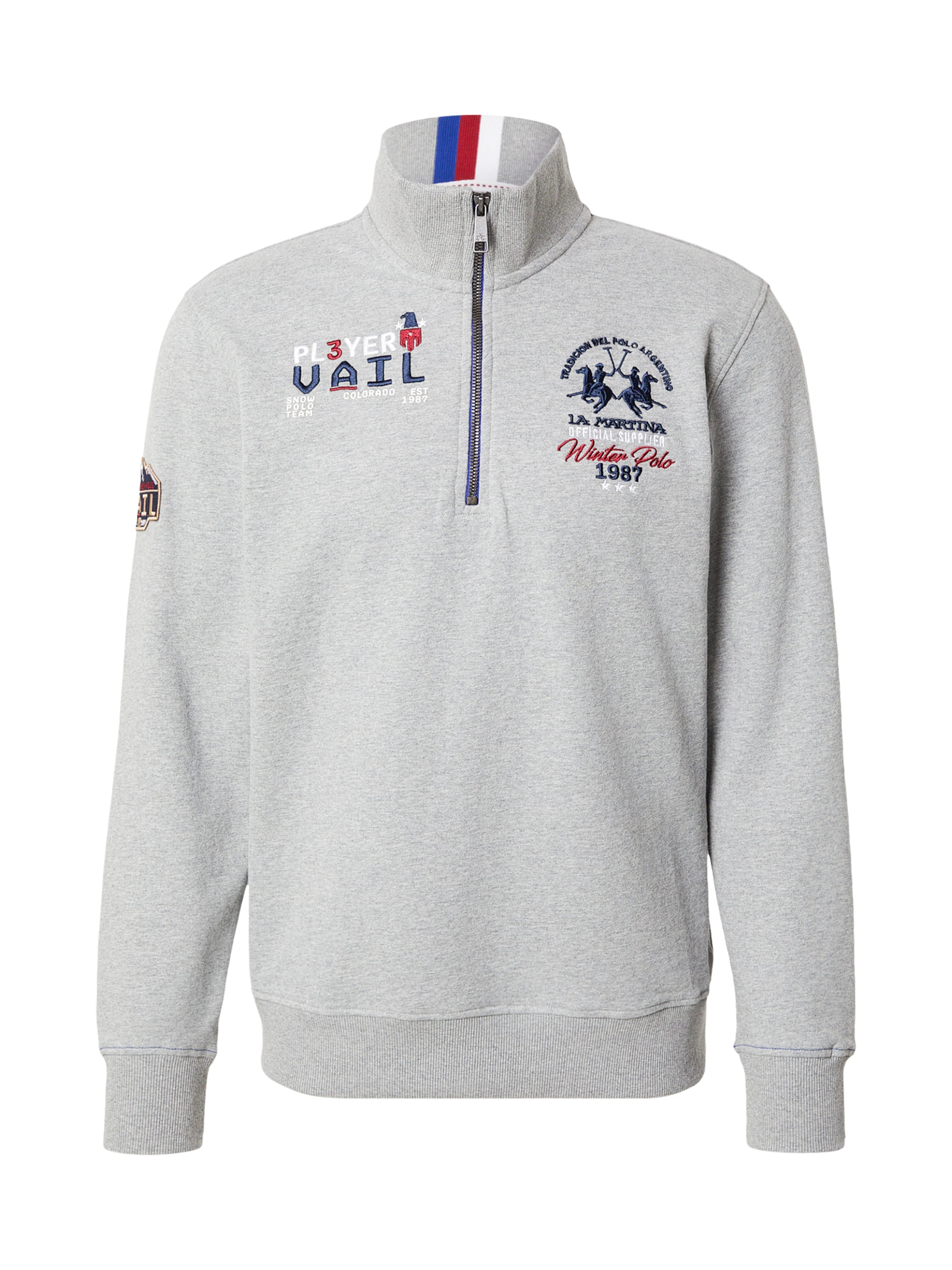 La Martina Mikina - Sivá: predná strana