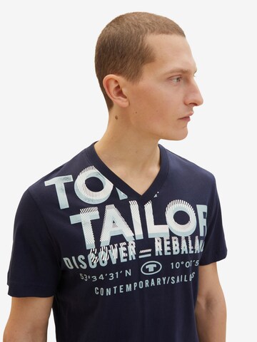 TOM TAILOR Shirt in Blauw