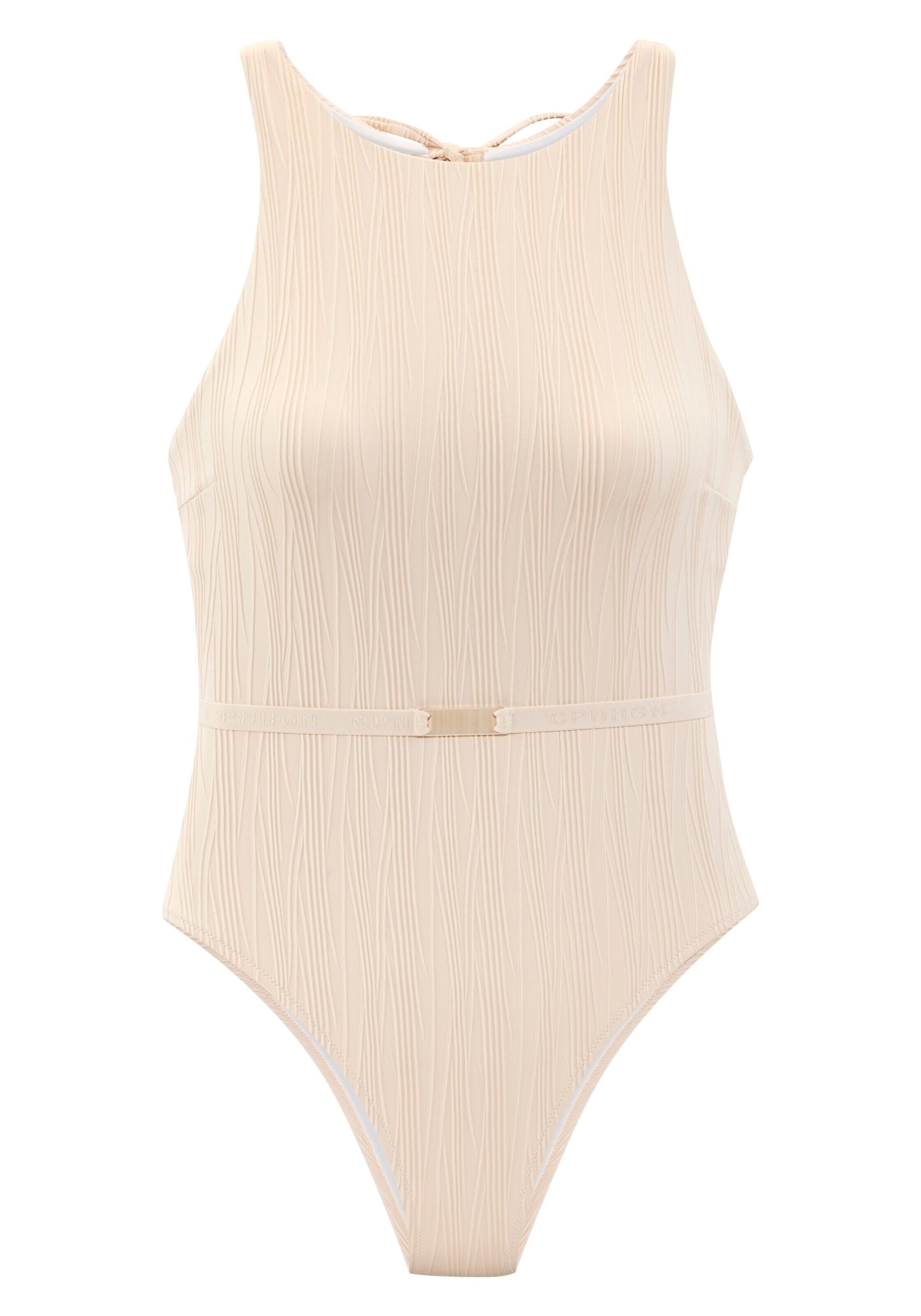 Copenhagen Studios Korzet Jednodielne plavky - Béžová: predná strana