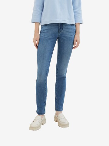 Coupe slim Jean 'Alexa' TOM TAILOR en bleu : devant