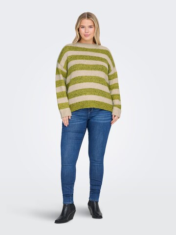Pull-over 'CARDundee' ONLY Carmakoma en beige