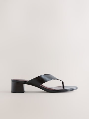 Next - Sandalias de dedo 'Forever Comfort' en negro