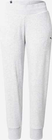 Pantalon de sport 'ESSENTIAL' PUMA en gris : devant