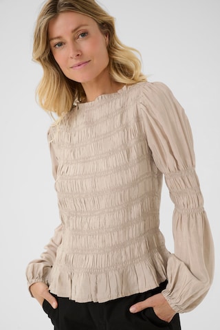 Cream Blouse 'Henva' in Beige