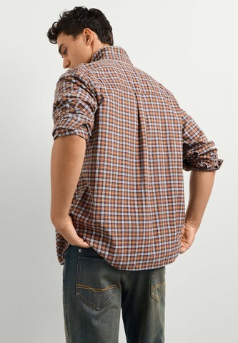 Pepe Jeans - Ajuste regular Camisa ' REBAY ' en naranja