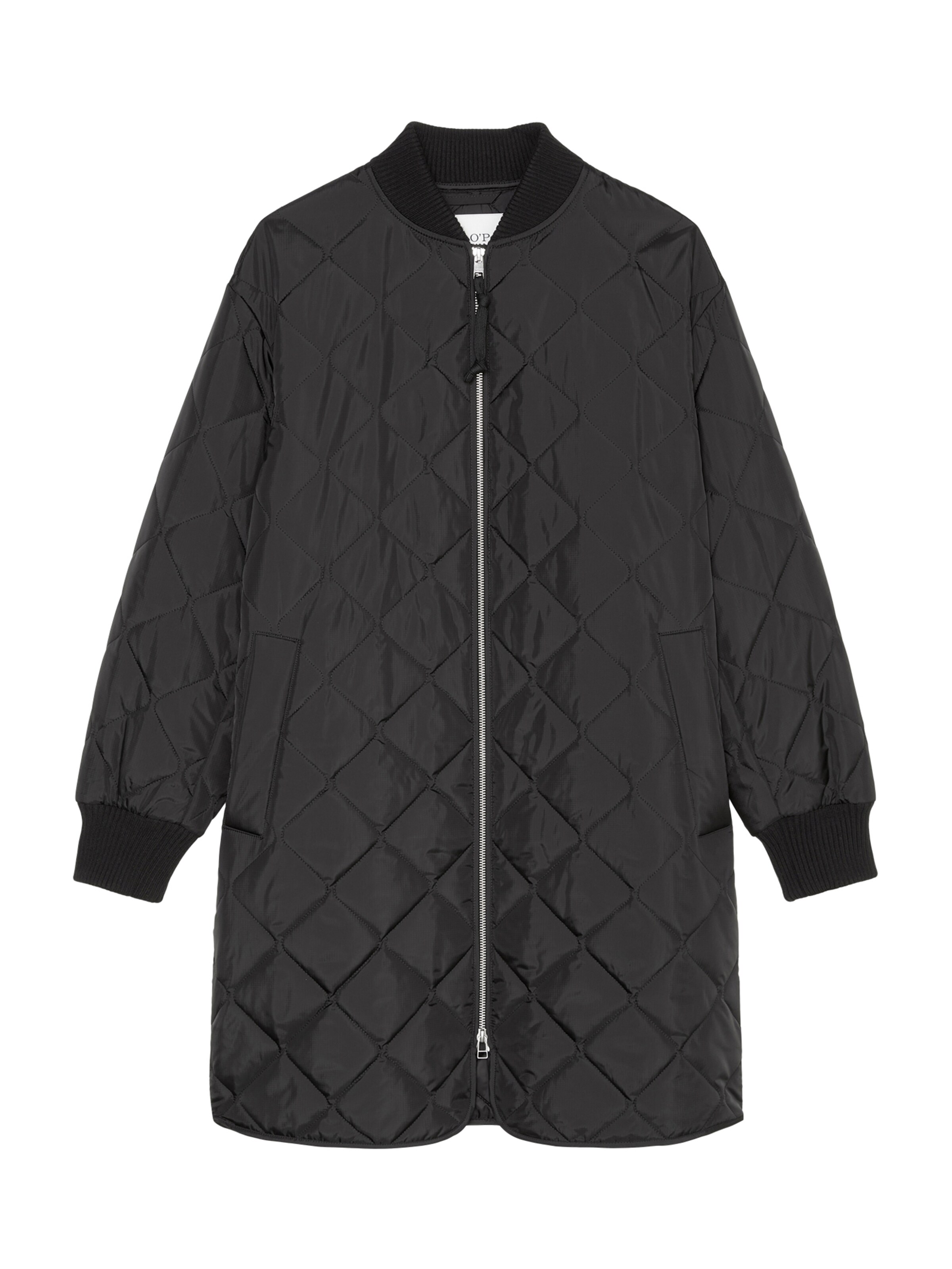 Marc O'Polo DENIM Mantel in Schwarz: Vorderseite