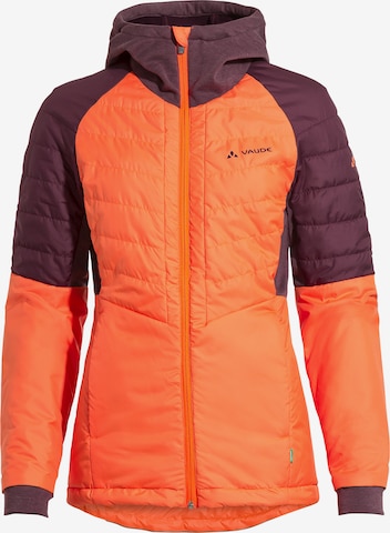 VAUDE Athletic Jacket in Orange: front