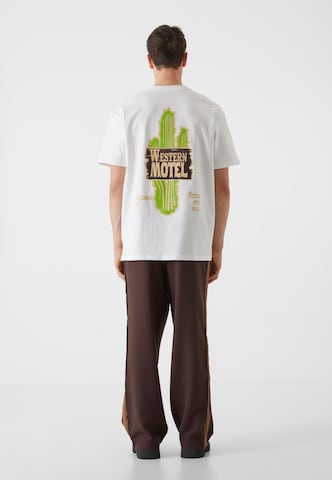 T-Shirt 'Western Motel' Lost Youth en blanc