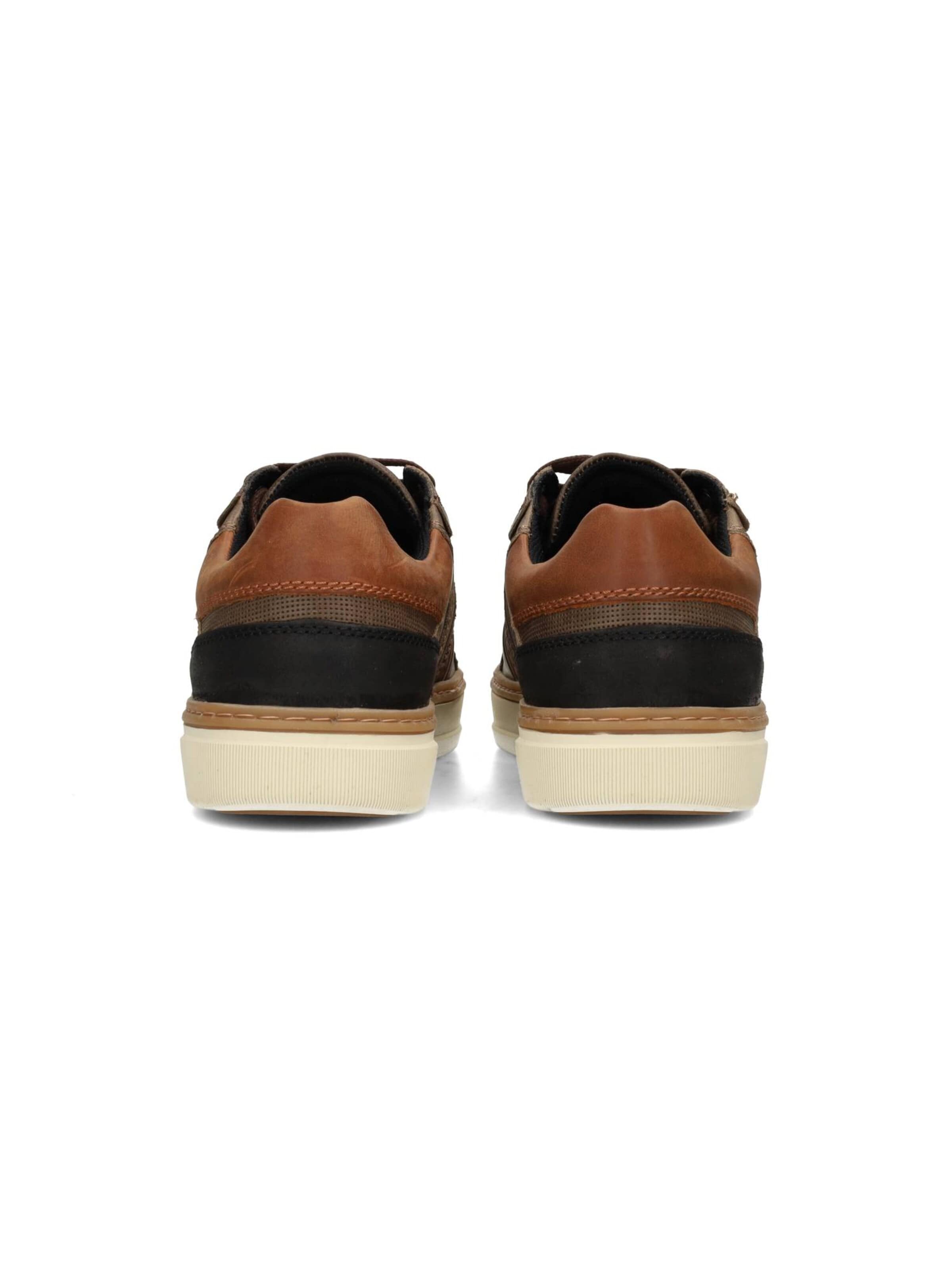 Baskets basses 'Philos' Poelman en marron