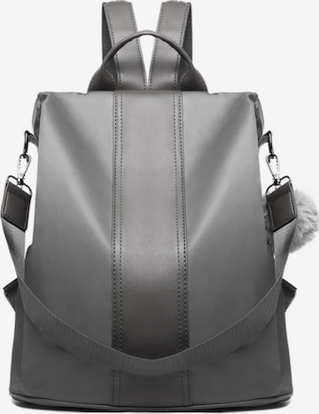 Miss Lulu Backpack in Grey: front