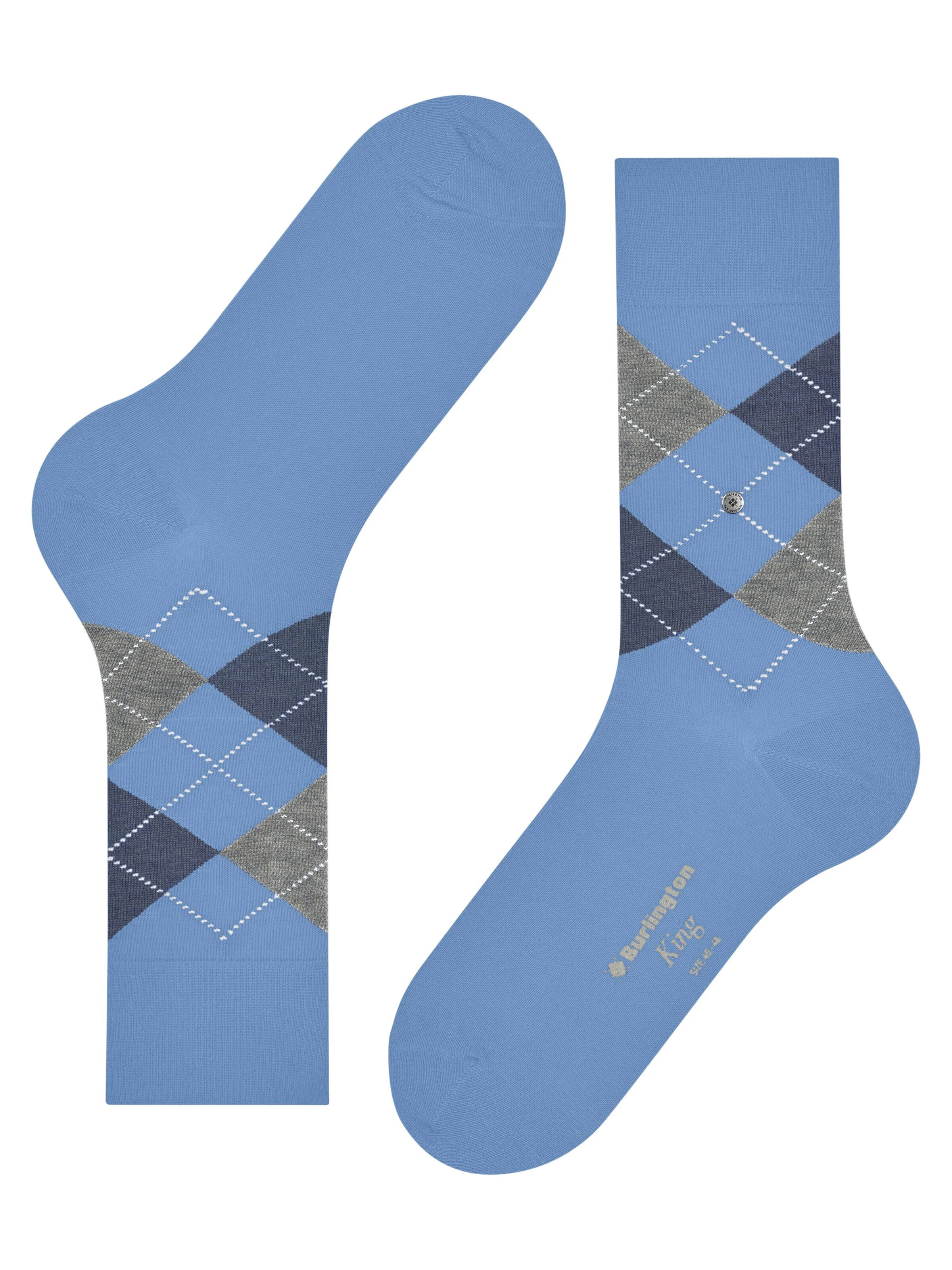 BURLINGTON Socks 'King' in Blue