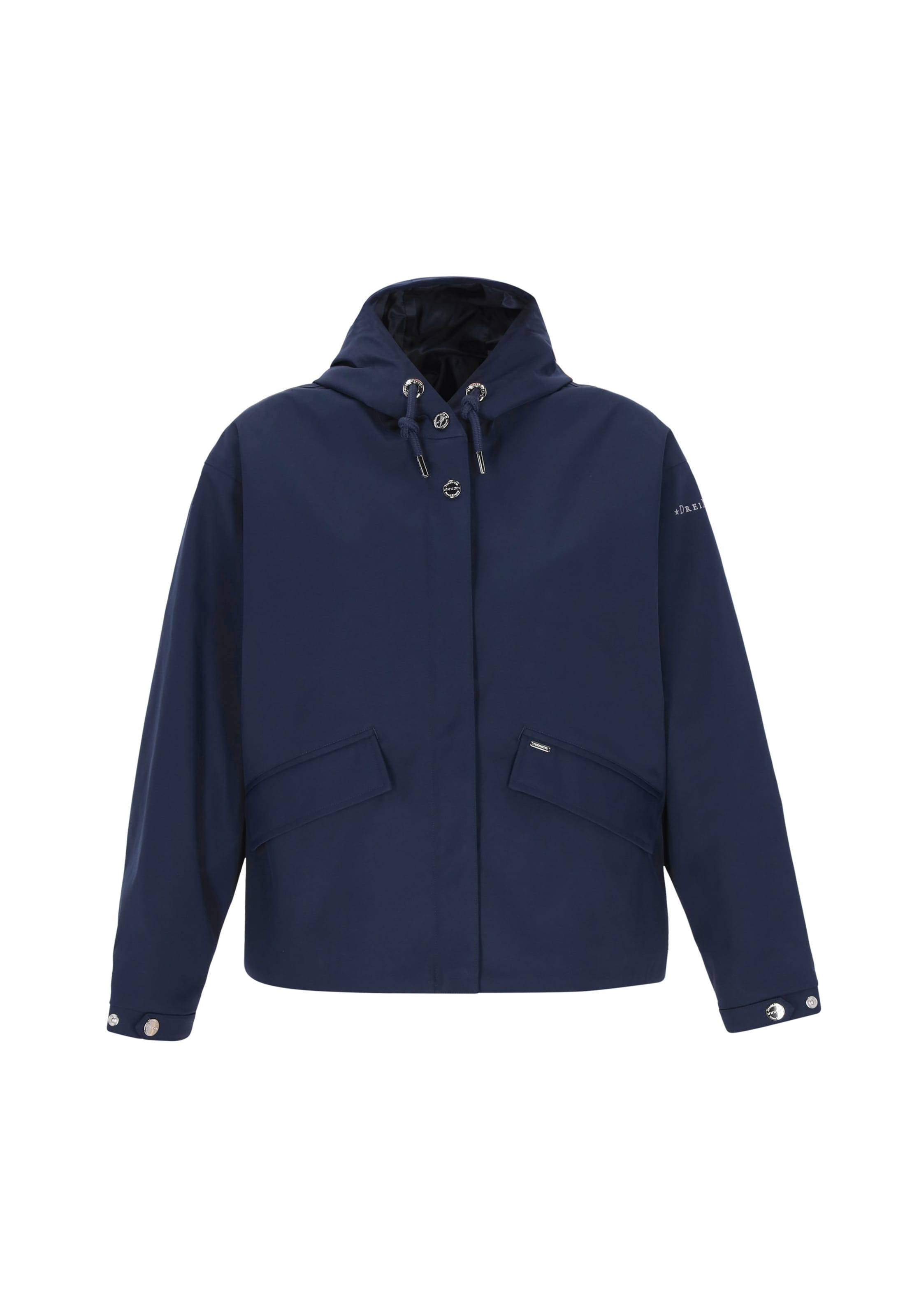 DreiMaster Klassik Between-season jacket in Blue: front