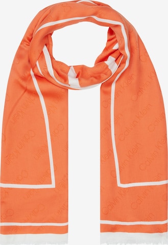 Calvin Klein - Cachecóis em laranja: frente