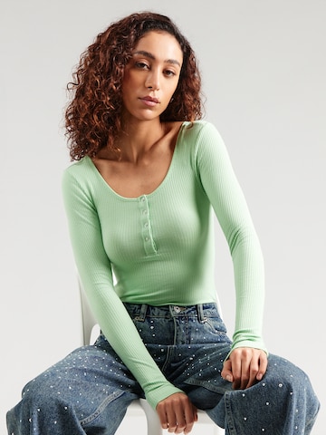 PIECES Shirt 'PCKITTE' in Groen: voorkant