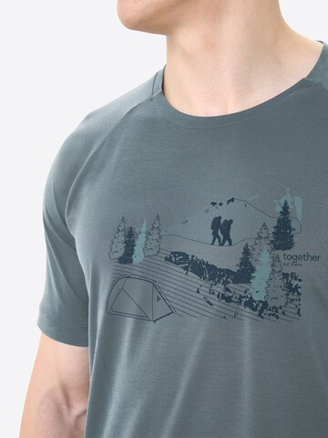 VAUDE Functioneel shirt 'Gleann II' in Grijs