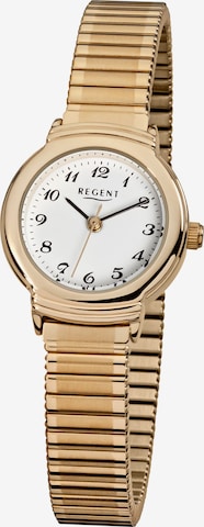 REGENT Analog Watch in Gold: front