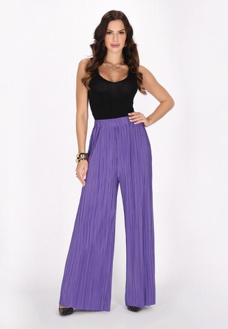 faina Loosefit Broek in Lila