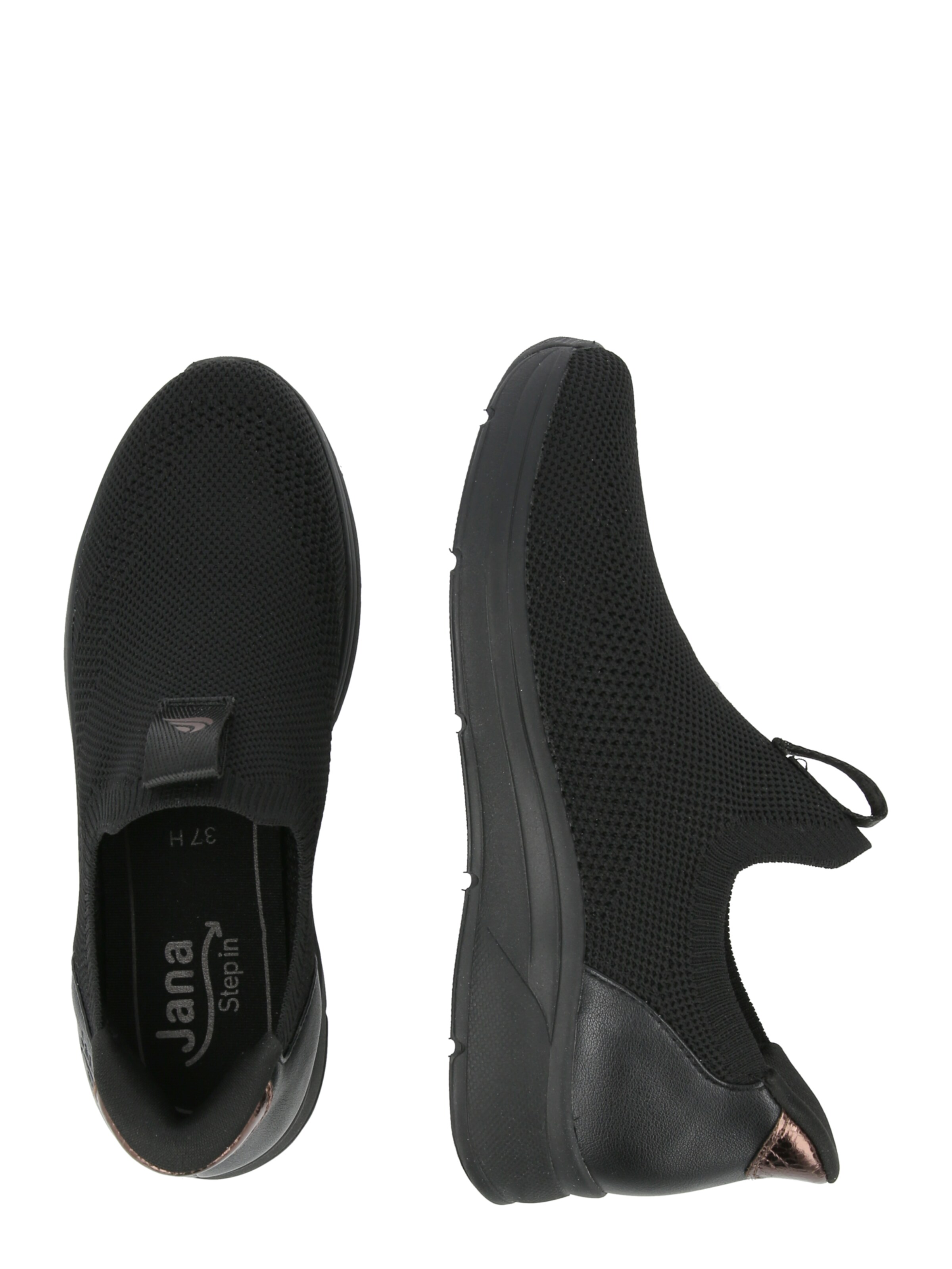 JANA Slip-on in Zwart