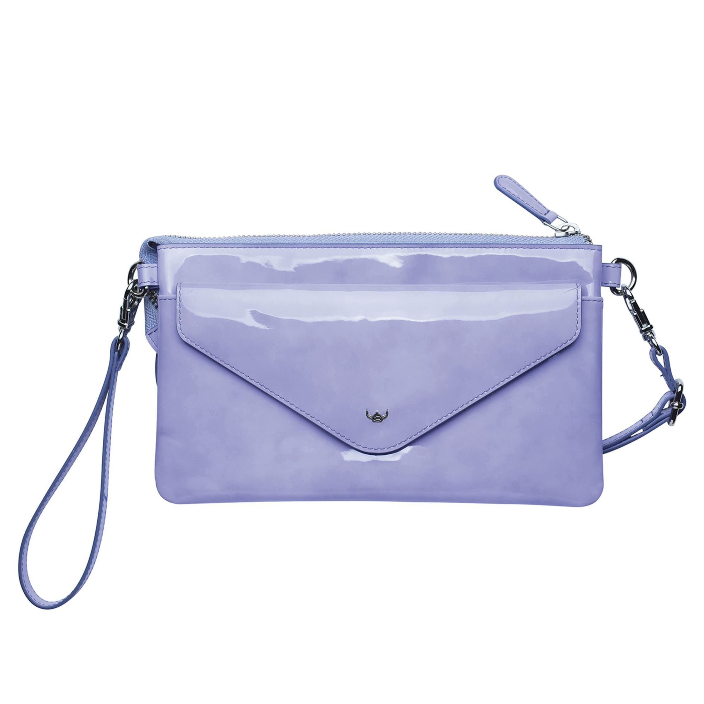 GOLDEN HEAD Clutch 'Carrara' in Purple: front