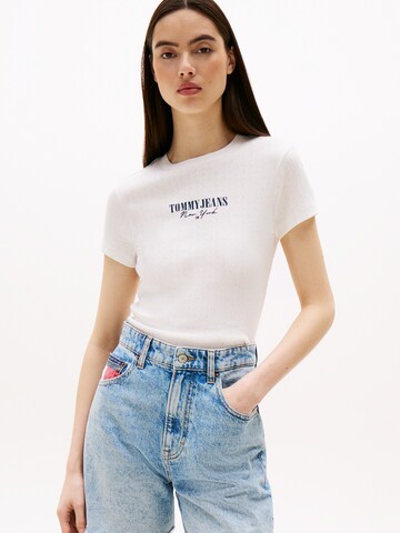 Maglietta di Tommy Jeans in bianco: frontale