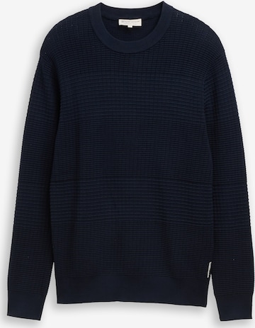 TOM TAILOR DENIM Sweater in Blue: front