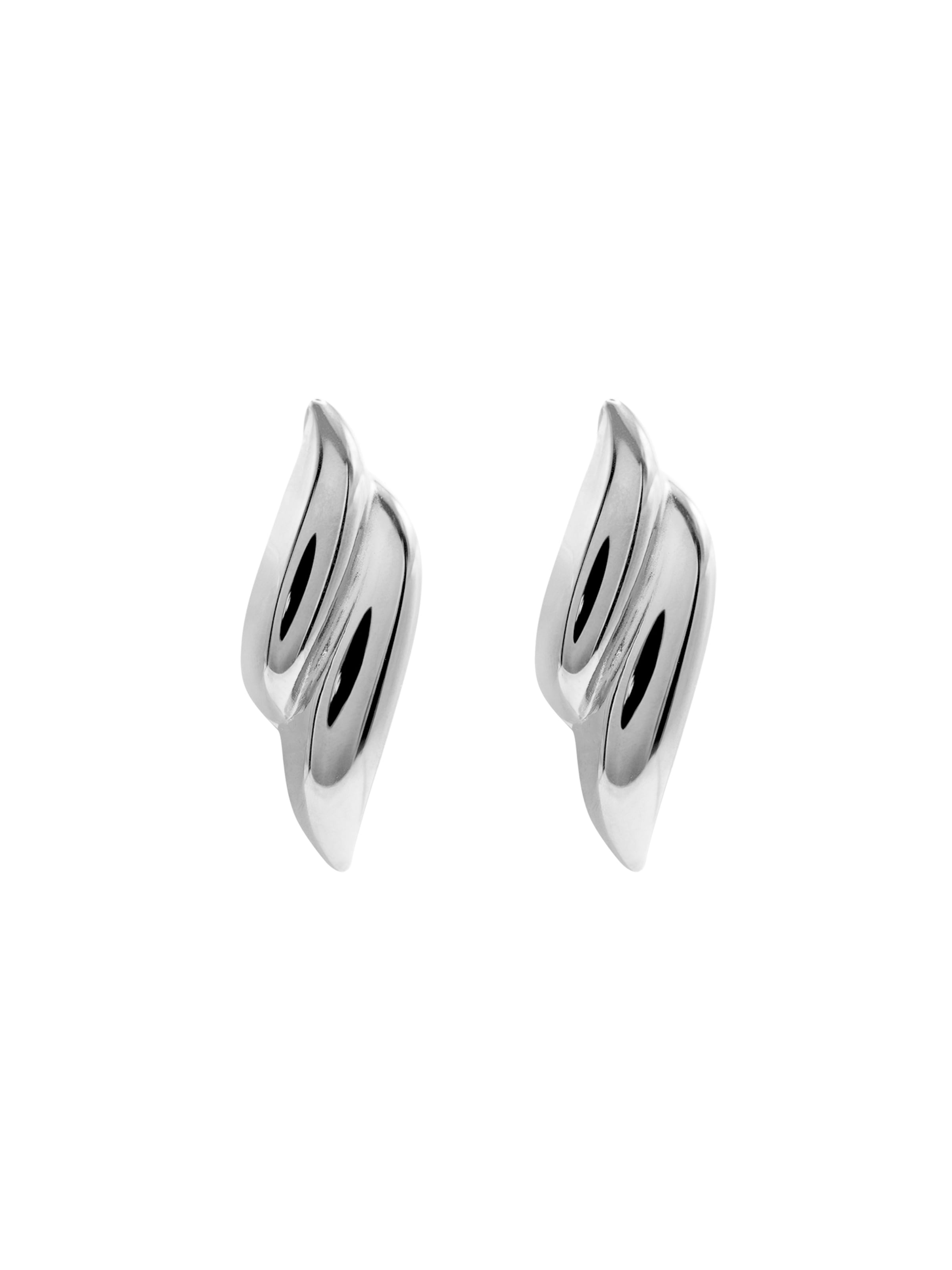 Boucles d'oreilles Heideman en argent : devant