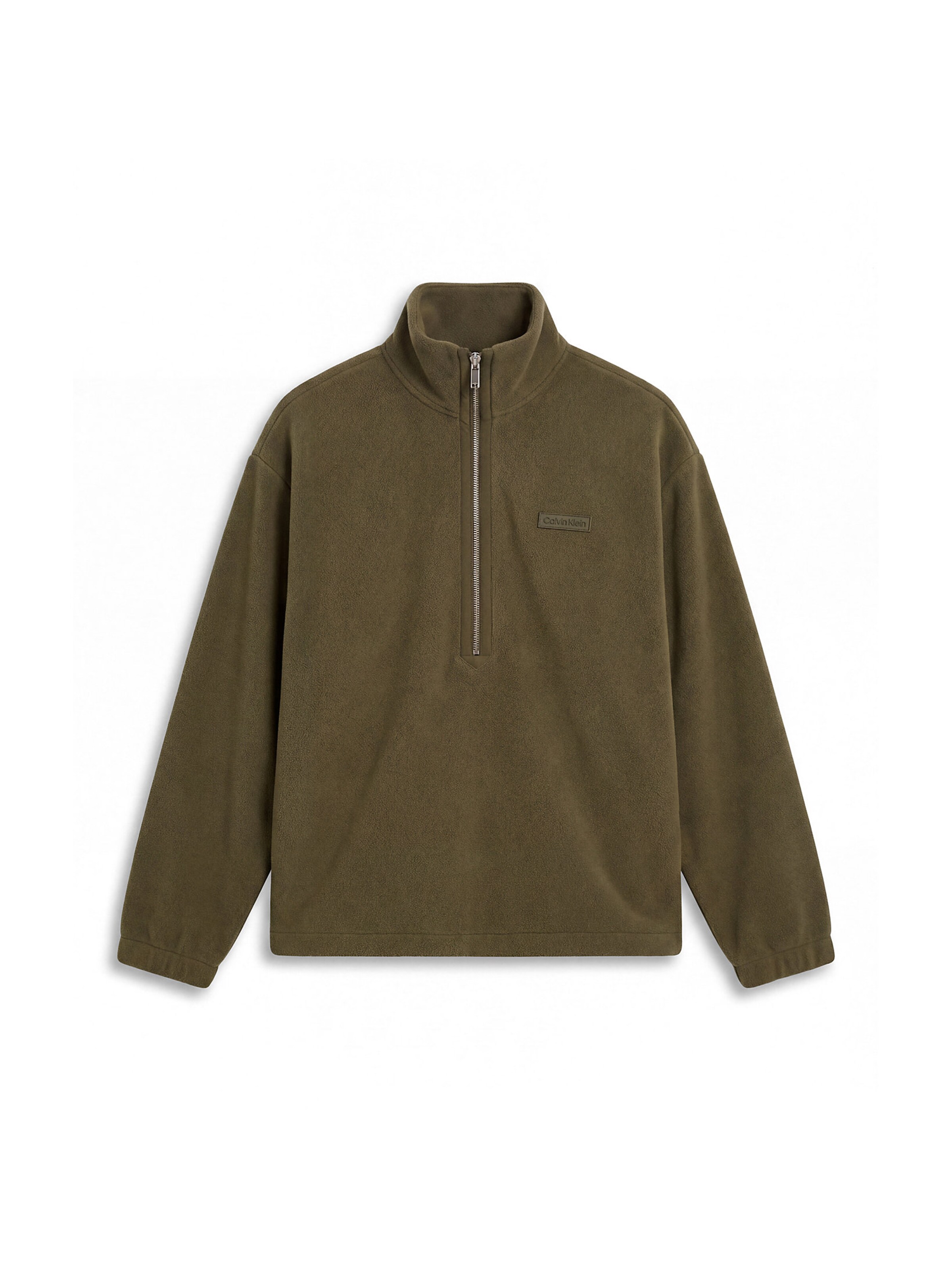 Sweat-shirt Calvin Klein en vert : devant
