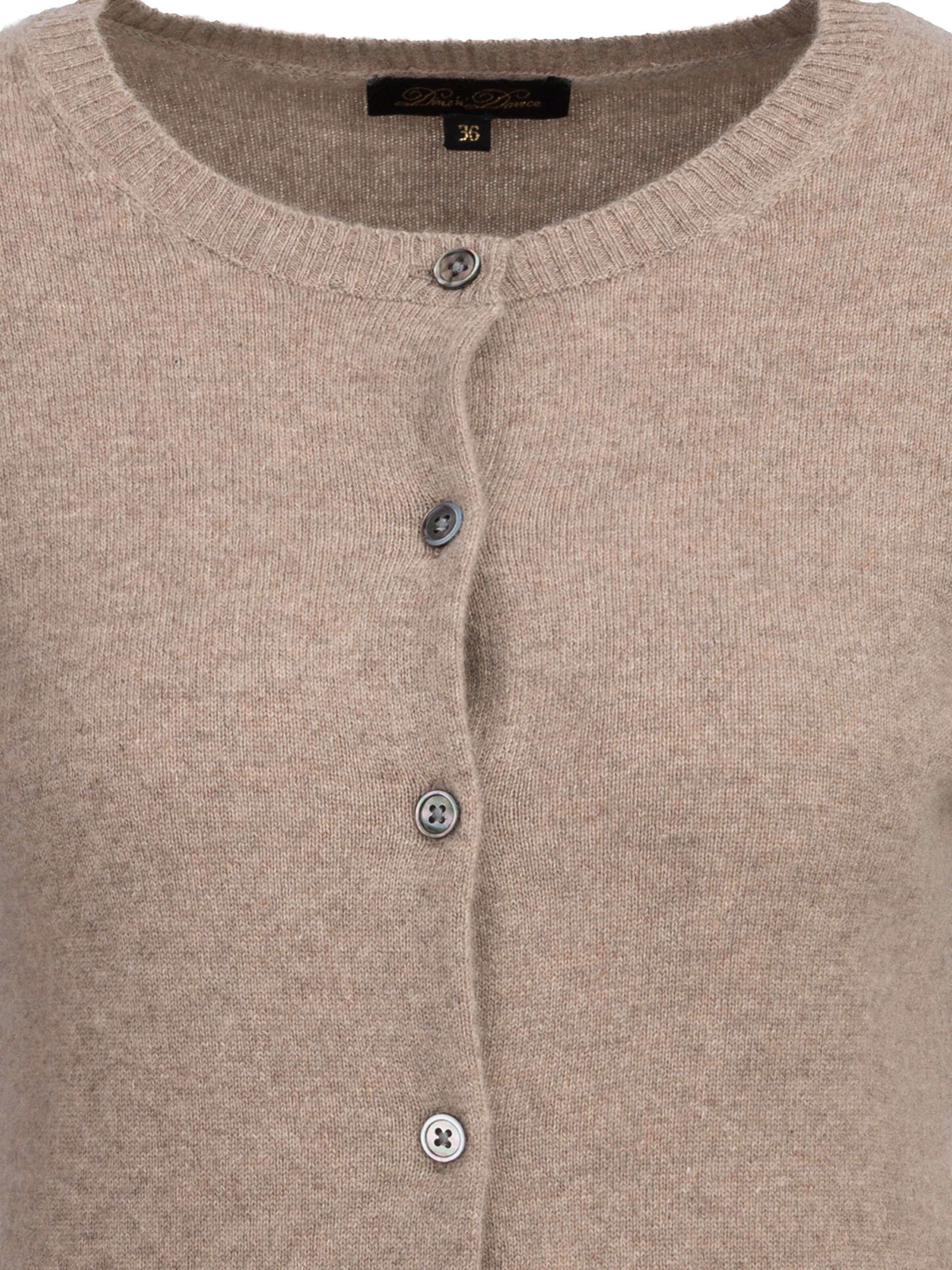 Dine'n'Dance Gebreid vest 'Romie' in Grijs