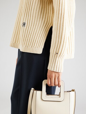 TOMMY HILFIGER Pullover in Beige