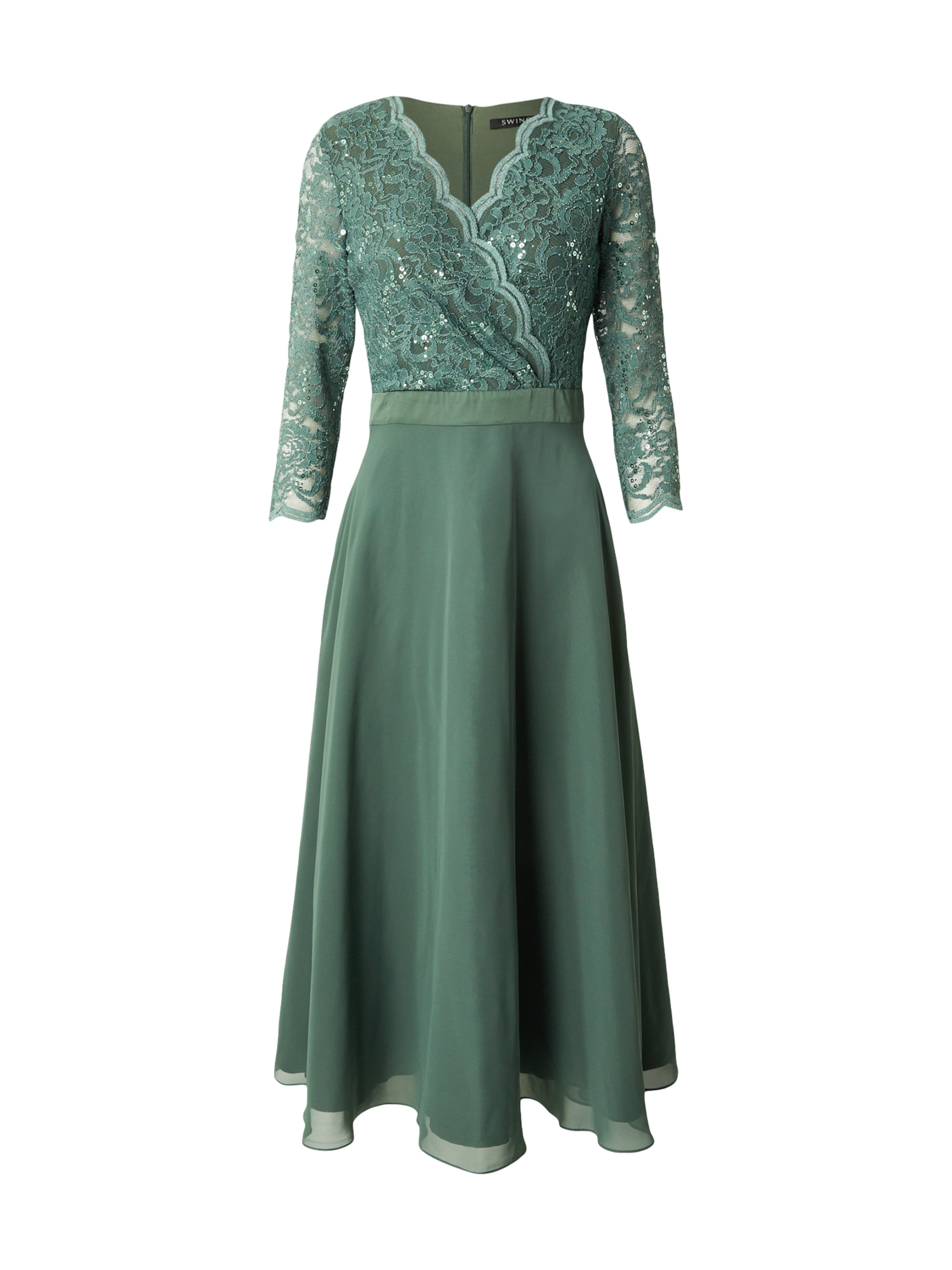 SWING Βραδινό φόρεμα σε πράσινο: μπροστά