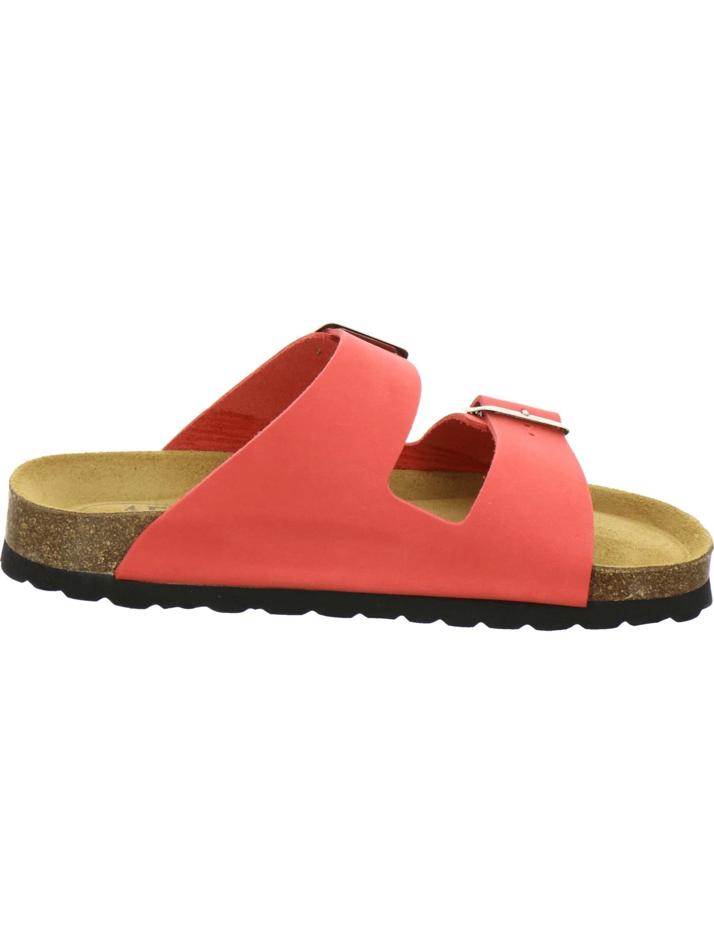 AFS-Schuhe - Zapatos abiertos 'Pantoletten Damen Zweischnaller rot' en rojo