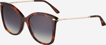 Occhiali da sole 'CK22514S' di Calvin Klein in marrone: frontale