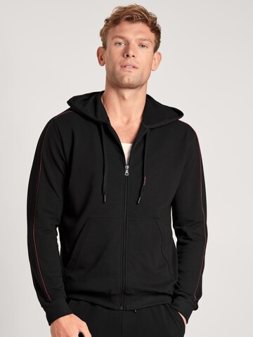 CALIDA Sweatjacke 'Remix Basic Lounge'‌‌‌‌‌‌‌‌ in Schwarz
