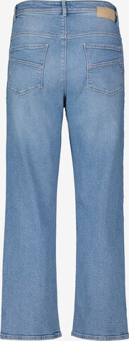 Betty & Co Regular High Waisted-Jeans gerader Schnitt in Blau