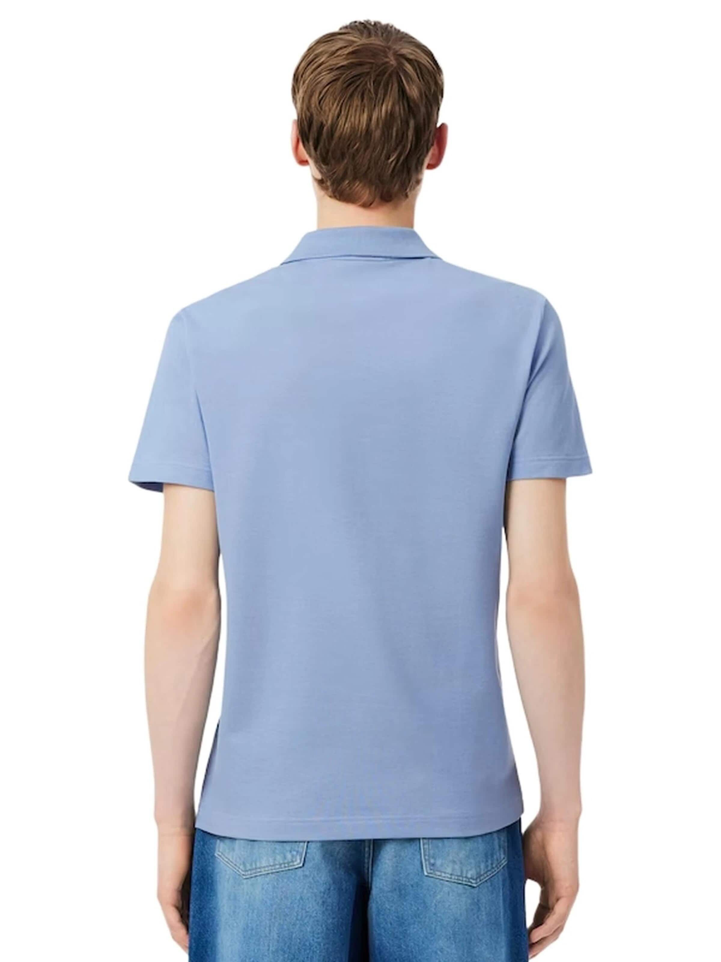 LACOSTEMajica 'Polo lacoste azul regular fit colour block shirt' - plava boja