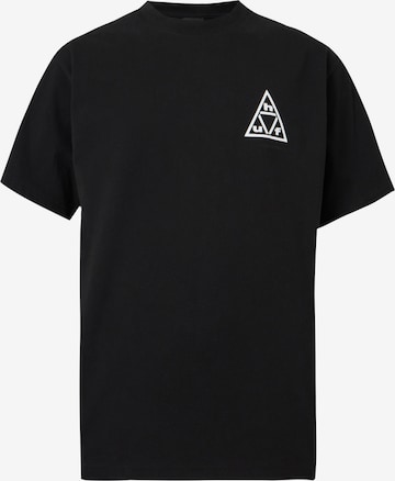 HUF T-Shirt 'Triple Triangle' in Schwarz: Vorderseite