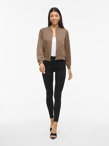 VILA Between-season jacket 'VIBUBBLE' in Brown
