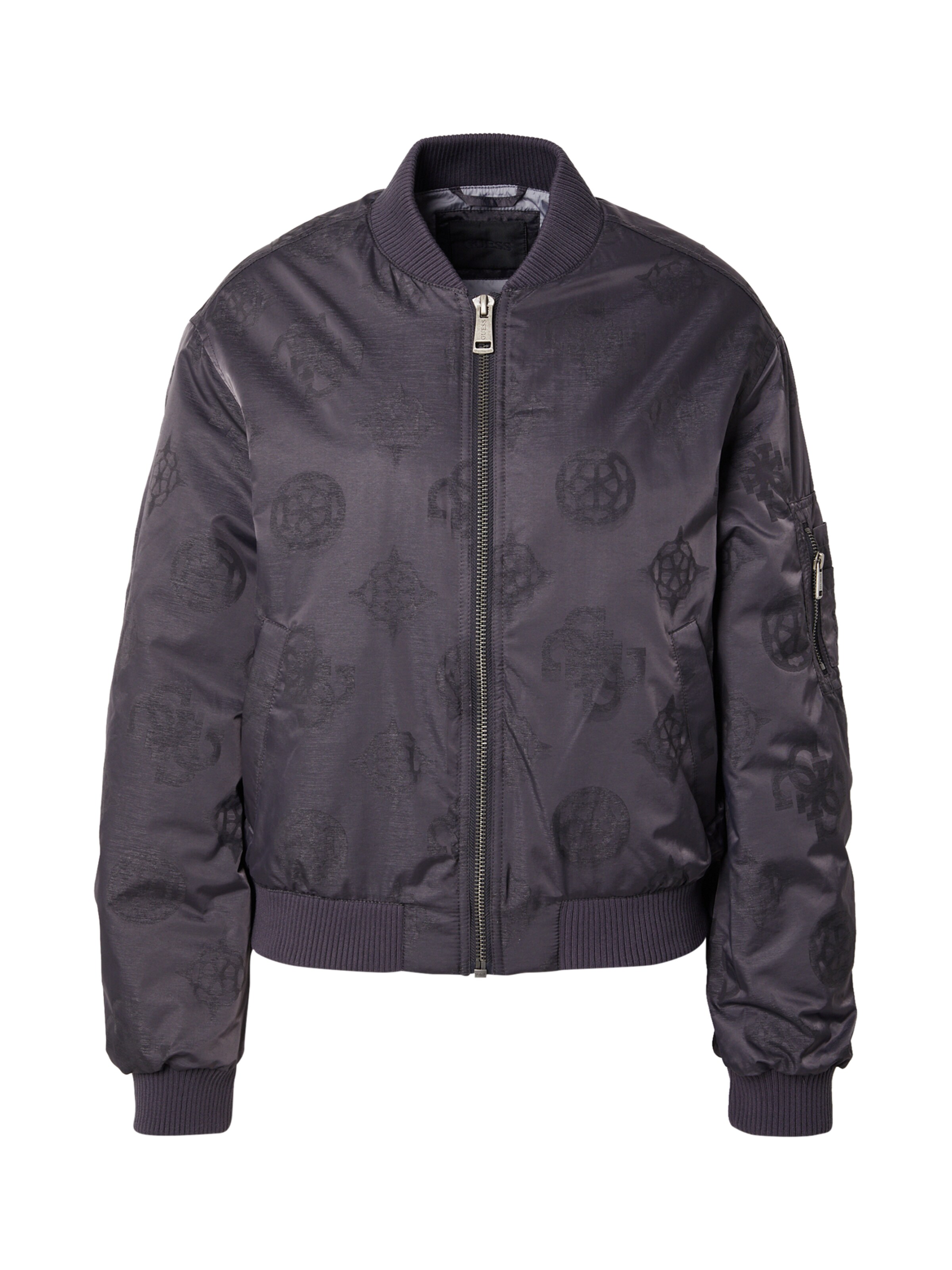 GUESS Преходно яке 'PHILOMENE' в черно: отпред