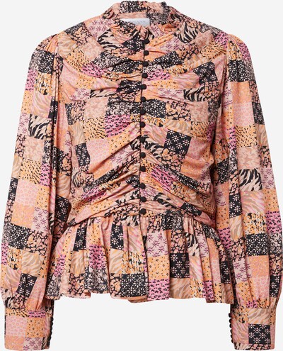 Hofmann Copenhagen Blouse 'Morgane' in Salmon / Pink / Black, Item view