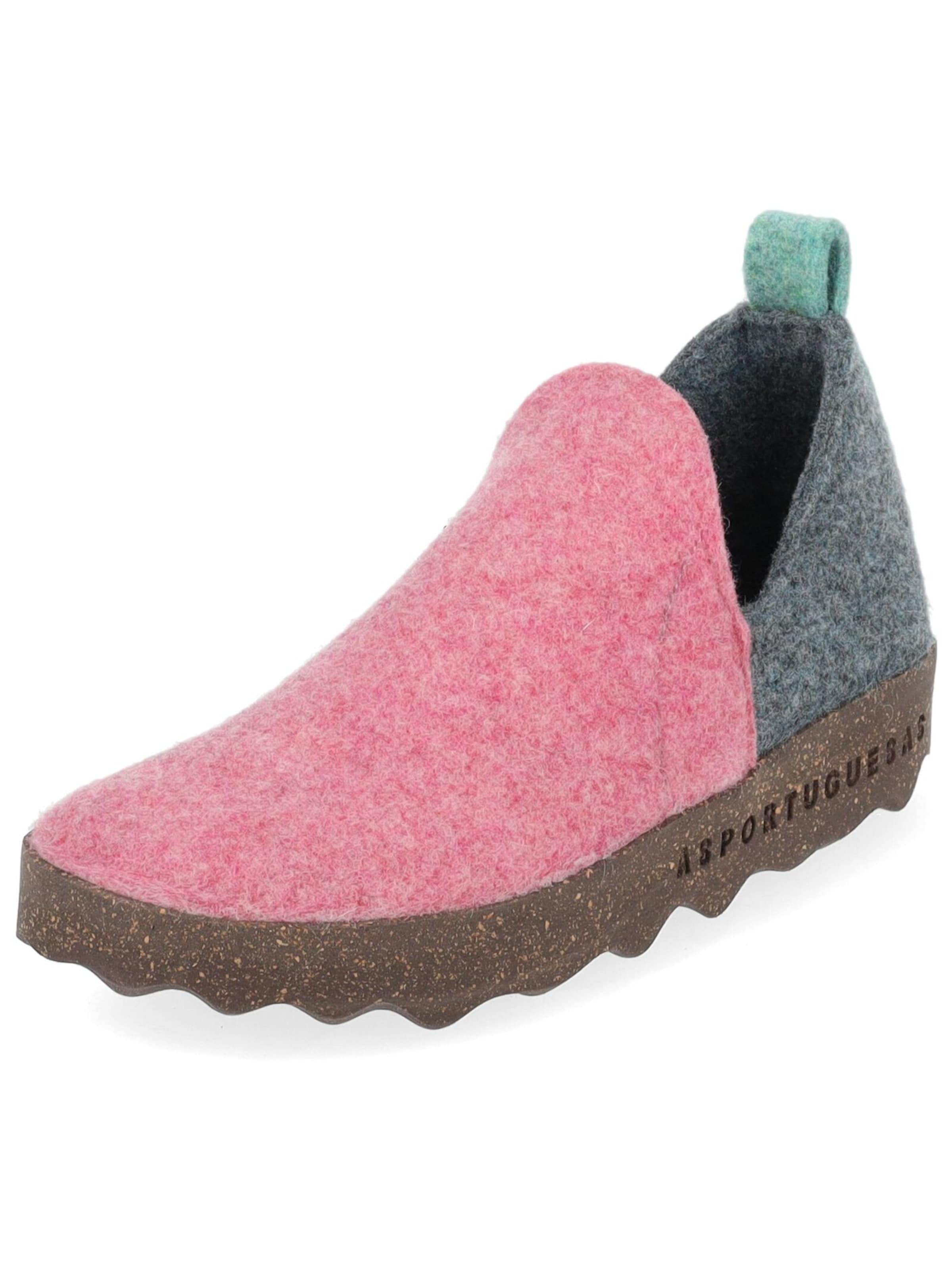 Asportuguesas Hausschuh in Pink: Vorderseite