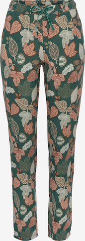 VIVANCE Pyjamasbyxa i grön: framsida